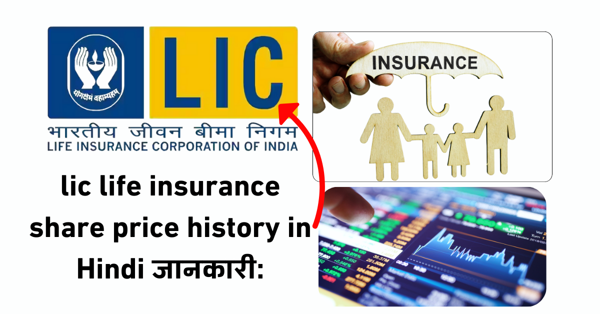 lic life insurance share price history in Hindi जानकारी: 2024?